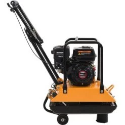 Topdeal Compacteur à Plaque Vibrante 196 CC 85 Kg 15,5 Kn -Outil pour gros œuvre et béton Soldes 22992271 4