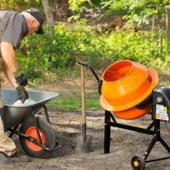 EBERTH Bétonnière électrique Avec Tambour De 65L (moteur 220W, 230V, Châssis En Acier Avec Roues De Transport, Tambour Et Couronne Dentée En Acier, Poignée Verrouillable, Large Repose-pieds) 10 EBERTH Bétonnière électrique Avec Tambour De 65L (moteur 220W, 230V, Châssis En Acier Avec Roues De Transport, Tambour Et Couronne Dentée En Acier, Poignée Verrouillable, Large Repose-pieds) -Outil pour gros œuvre et béton Soldes 2987381 4