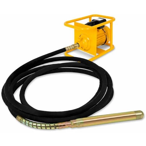 EBERTH Vibrateur à Béton Vibreur à Béton Électrique 3000W, Tête Vibrante En Acier Renforcé 60mm De Diamètre, Longueur De Tuyau 10m, Poignée De Transport, Cadre En Acier Robuste, 230V 3 EBERTH Vibrateur à Béton Vibreur à Béton Électrique 3000W, Tête Vibrante En Acier Renforcé 60mm De Diamètre, Longueur De Tuyau 10m, Poignée De Transport, Cadre En Acier Robuste, 230V