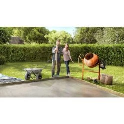 Centrale Brico Bétonnière Electrique 134 L -Outil pour gros œuvre et béton Soldes 36530667 2