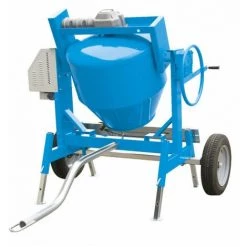 POLIERI Bétonnière 250L Electrique Sans Couronne Tractable BRF250