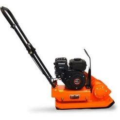 Plaque Vibrante Thermique Compacteur Fuxtec RP1196 102kg Roues 4 Temps 196cm3 6,5CV 25000 N -Outil pour gros œuvre et béton Soldes 50416604 3