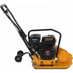 Topdeal Compacteur à Plaque Vibrante 196 CC 63 Kg 12,1 Kn -Outil pour gros œuvre et béton Soldes 52082555 3