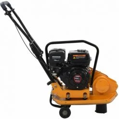 Topdeal Compacteur à Plaque Vibrante 196 CC 63 Kg 12,1 Kn -Outil pour gros œuvre et béton Soldes 52082555 4