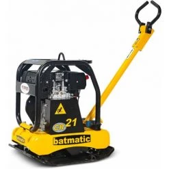 Outil pour gros œuvre et béton Soldes 13 Plaque Vibrante Batmatic 21 KN Avec Moteur Diesel Hatz Et Jeu De Roues Batmatic CR2150-D