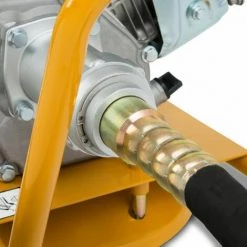 EBERTH Vibrateur à Béton Vibreur à Béton à Essence 4800W, Tête Vibrante En Acier Renforcé 45mm De Diamètre, Longueur De Tuyau 6m, Moteur 4 Temps, Cadre En Acier Pivotant à 360° -Outil pour gros œuvre et béton Soldes 5705994 5