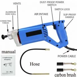 DAY PLUS Vibreur à Béton 850W Vibrateur Interne Vibrateur à Main Vibrateur Bouteille Vibrateur DHL -Outil pour gros œuvre et béton Soldes 57747031 4