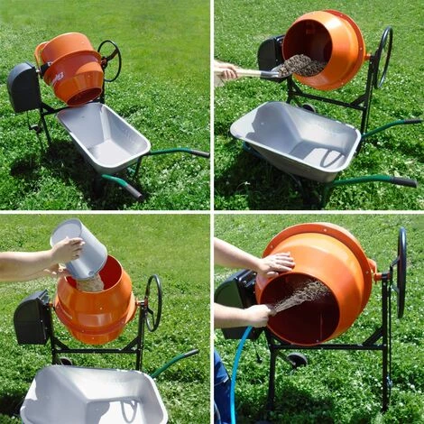 SPARTA – Bétonnière 120 L – 500 W 3 SPARTA – Bétonnière 120 L – 500 W – Image 2