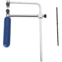 CHANCEY Scie à Bijoux,SEMAket Outil De Coupe Amovible Réglable Cadre De Scie En Forme De U Avec 8 Lames De Scie à Spirale Pour Intégration Vidéo Enregistrement Transmission Vidéo ASB400