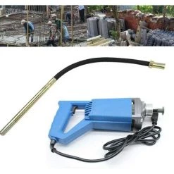 GOJOY Vibromasseur Interne à Main électrique 800W Vibrateur à Béton Vibrateur Bouteille 220V 1.2m Tuyau Vibrateur à Main Vibrateur Bouteille -Outil pour gros œuvre et béton Soldes 63763389 3