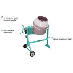 Outil pour gros œuvre et béton Soldes 24 Imer - Bétonnière 160L Moteur électrique 0.3kW - Syntesi S160